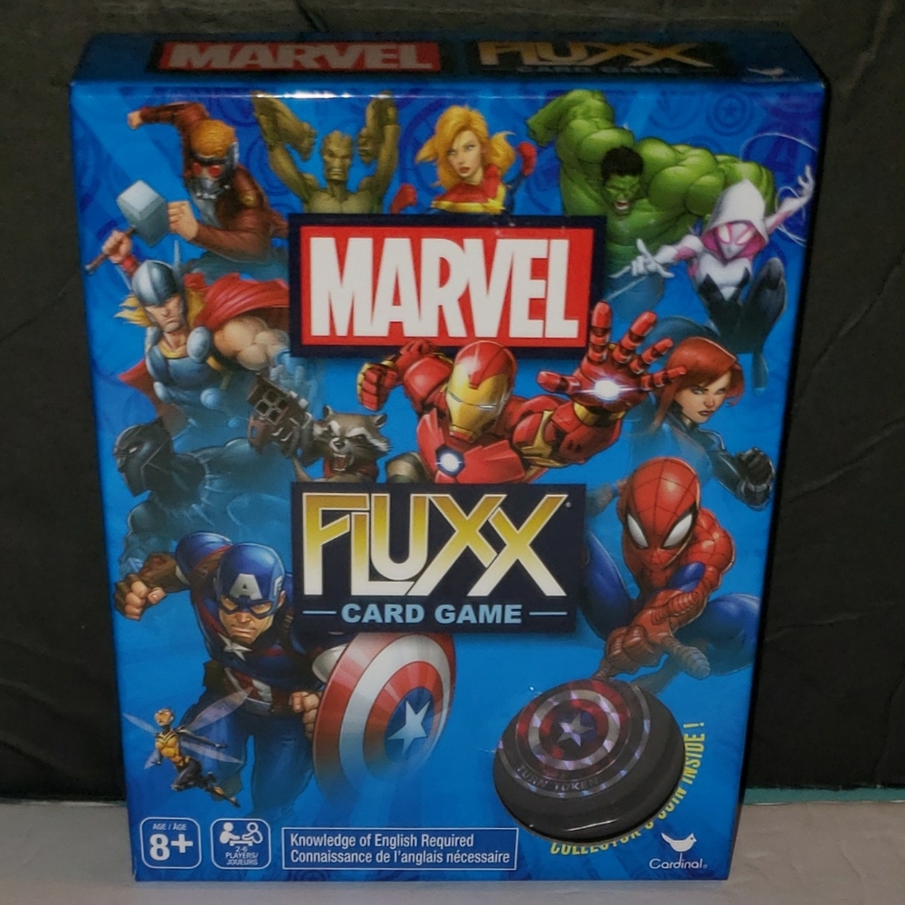 NIB Marvel Fluxx Card Game With Collectors Coin!! - Picture 4 of 9
